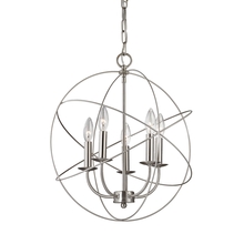  1515CH/20 - Williamsport 5-Light Pendant in Brushed Nickel