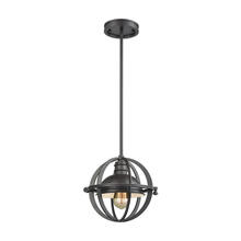  16162/1 - Aubridge 1-Light Mini Pendant in Oil Rubbed Bronze with Metal Shade