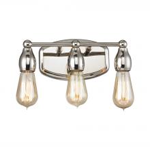  31971/3 - Vernon 3-Light Vanity Lamp in Polished Nickel
