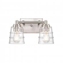  67961/2 - Pulsate 13'' Wide 2-Light Vanity Light - Satin Nickel