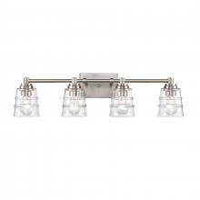  67963/4 - Pulsate 30.25'' Wide 4-Light Vanity Light - Satin Nickel