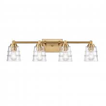  67973/4 - Pulsate 30.25'' Wide 4-Light Vanity Light - Satin Brass