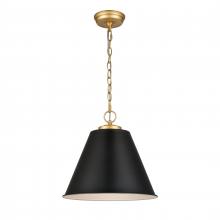  68164/1 - Vellus 14'' Wide 1-Light Pendant - Matte Black