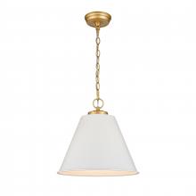  68174/1 - Vellus 14'' Wide 1-Light Pendant - Matte White