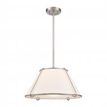  68254/1 - Regalia 18'' Wide 1-Light Pendant - Satin Nickel