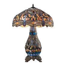  72079-3 - Dragonfly Collection 2-Light Table Lamp in Dark Bronze