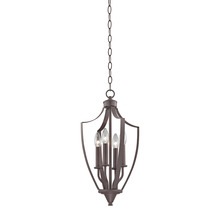  7704FY/10 - Foyer 4-Light Mini Pendant in Oil Rubbed Bronze