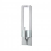  8144-BN-CL - Slope 15'' High Integrated LED Sconce - Brushed Nickel