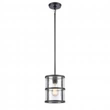  82074/1 - Solace 7'' Wide 1-Light Mini Pendant - Matte Black