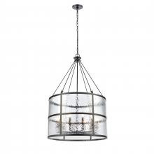  82079/10 - Solace 30'' Wide 10-Light Pendant - Matte Black