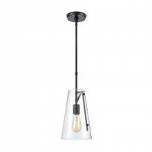  82155/1 - Trustle 7'' Wide 1-Light Mini Pendant - Matte Black