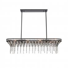  82236/4 - Fantania 36'' Wide 4-Light Linear Chandelier - Matte Black