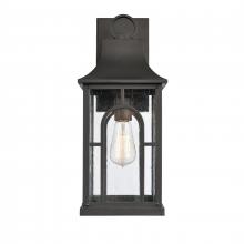  89600/1 - Triumph 17.75'' High 1-Light Outdoor Sconce - Textured Black