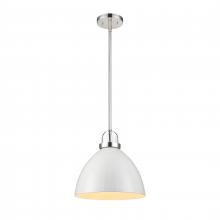  89650/1 - Somerville 12'' Wide 1-Light Pendant - Gloss White