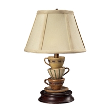  93-10013 - Stacked Tea Cups Accent Lamp