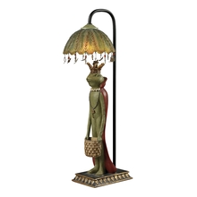  93-19334 - King Frog with Basket Accent Lamp