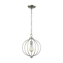  CN15712 - Williamsport 1-Light Pendant in Brushed Nickel