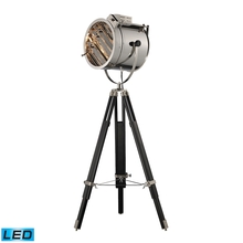  D2126-LED - Curzon Adjustable Floor Lamp in Chrome and Black - LED