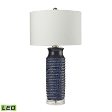  D2594-LED - Wrapped Rope Table Lamp in Navy Blue - LED