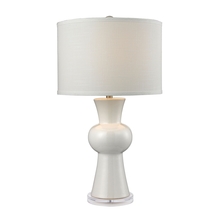  D2618 - White Earthenware Table Lamp