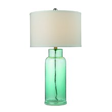  D2622 - Seafoam Green Water Glass Table Lamp