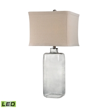  D2776-LED - Hammered Grey Glass Table Lamp - LED