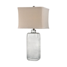  D2776 - Hammered Grey Glass Table Lamp