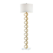  D2932 - Castile Floor Lamp in Gold Leaf