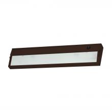  HZ317RSF - ZeeLite 2-Light Under-cabinet Light in Bronze with Diffused Glass
