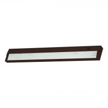  HZ335RSF - ZeeLite 4-Light Under-cabinet Light in Bronze with Diffused Glass