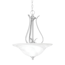  SL829278 - Prestige 3-Light Pendant in Brushed Nickel