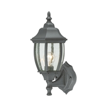  SL92237 - Covington 1-Light Outdoor Wall Lantern in Black