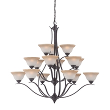  TK0023722 - Prestige 15-Light Chandelier in Sable Bronze