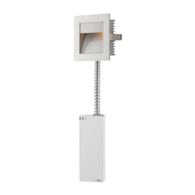  WLE-102-RM - Step Lt - Main Wall Rec, Retrofit (LED) w/driver and lamp with Corr fplate/Grey trim