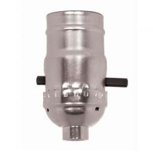  80/1001 - On-Off Push Thru Socket; 1/8 IPS; Aluminum; Nickel Finish; 660W; 250V