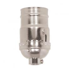  80/1021 - 3-Way (2 Circuit) Keyless Socket; 1/8 IPS; Aluminum; Nickel Finish; 660W; 250V