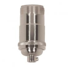  80/1196 - 3-Way (2 Circuit) Keyless Socket; 1/8 IPS; 4 Piece Stamped Solid Brass; Polished Nickel Finish;