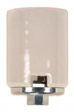  80/1378 - Keyless Porcelain Mogul Socket With Metal 1/4 IPS With SS Cap; With Wireway; CSSNP Screw Shell;