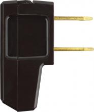  90/1084 - Quick Connect Flat Plug; Black Finish; Non Polarized; 18/2-SPT-2 And 16/2 SPT-2; 15A; 125V