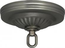  90/1847 - Ribbed Canopy Kit; Brushed Pewter Finish; 5" Diameter; 1-1/16" Center Hole; Includes