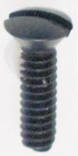  90/536 - Steel Switchplate Screw; 6/32; Black Finish; 1/2" Length