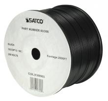  93/308 - Lamp And Lighting Bulk Wire; 18/2 SPT-2 105C; 2500 Foot/Reel; Black