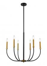  479-6MB-OBR - 6 Light Chandelier