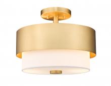  495SF13-MGLD - 2 Light Semi Flush Mount