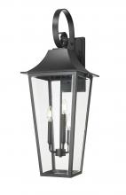  5008XL-BK - 3 Light Outdoor Wall Light