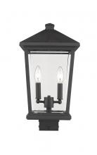  568PHBS-BK - 2 Light Outdoor Post Mount Fixture