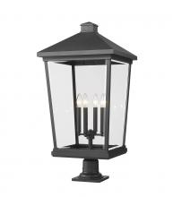  568PHXXLR-533PM-BK - 4 Light Outdoor Pier Mounted Fixture