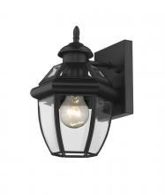  580XS-BK - 1 Light Outdoor Wall Light