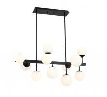  730-11L-MB - 11 Light Linear Chandelier