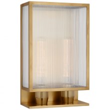  BBL 2187SB-CRB - York 16" Double Box Outdoor Sconce